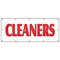 Signmission CLEANERS BANNER SIGN laundry dry cleaning signs shirts pressed drapes B-120 Cleaners - alternate 1